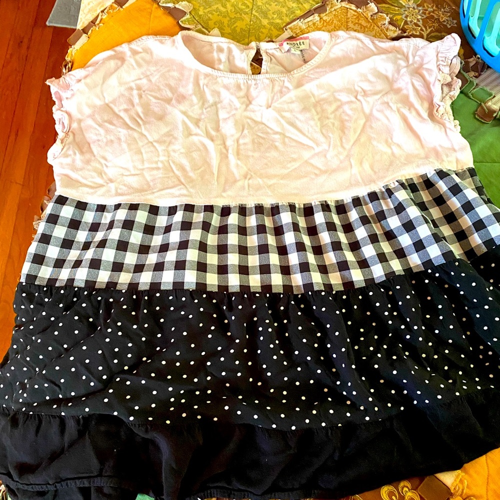 Andree Tiered Baby Doll Top-L